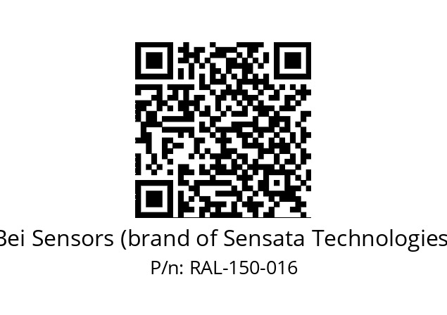  9416/006P-8230/004-CA-150 Bei Sensors (brand of Sensata Technologies) RAL-150-016