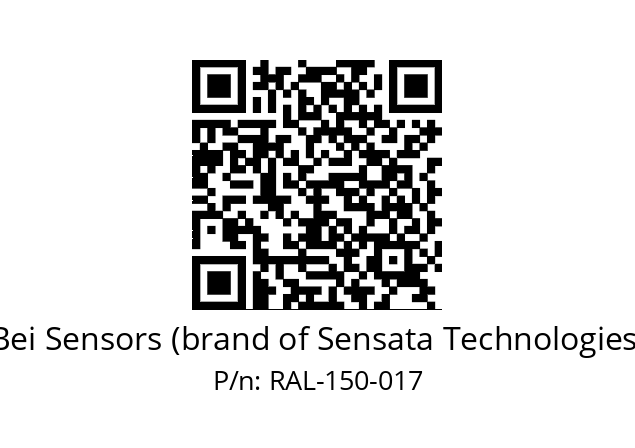  9416/060-8230/160-T4-150 Bei Sensors (brand of Sensata Technologies) RAL-150-017