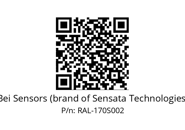  9416/055-8230/124-00-170 Bei Sensors (brand of Sensata Technologies) RAL-170S002