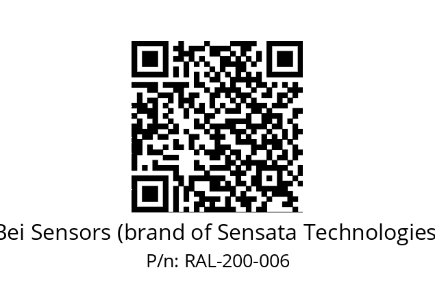  8212/053-8230/119-S9-200 Bei Sensors (brand of Sensata Technologies) RAL-200-006