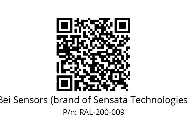  9416/076-8230/050-N6-200 Bei Sensors (brand of Sensata Technologies) RAL-200-009