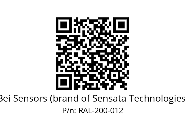  9416/055-8230/165-S8-200 Bei Sensors (brand of Sensata Technologies) RAL-200-012