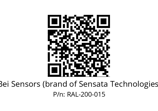  9416/079-8230/070-S6-200 Bei Sensors (brand of Sensata Technologies) RAL-200-015