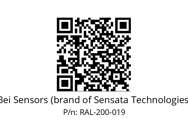  9416/079-8230/165-S6-200 Bei Sensors (brand of Sensata Technologies) RAL-200-019