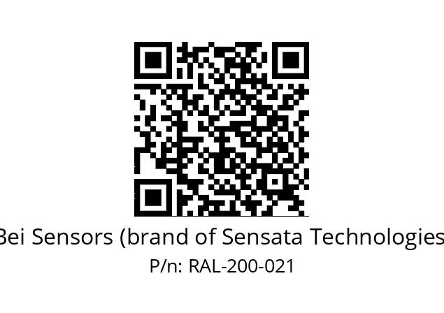  9416/063-8230/119-C1-200 Bei Sensors (brand of Sensata Technologies) RAL-200-021