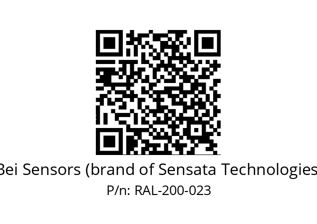  9416/055-8230/050-G8-200 Bei Sensors (brand of Sensata Technologies) RAL-200-023