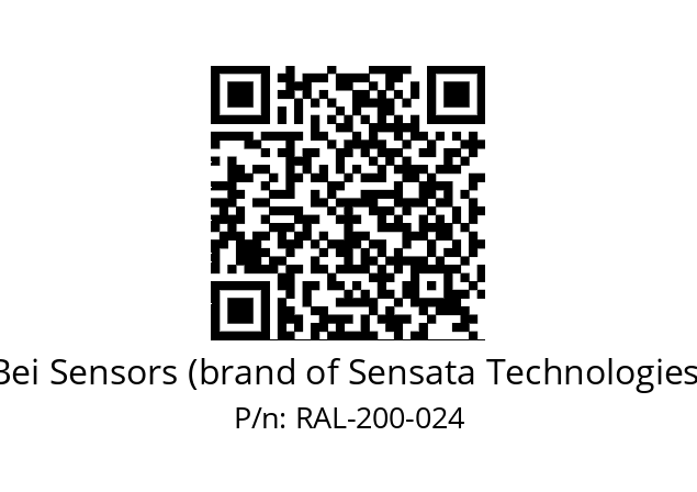  9416/055-8230/155-T2-200 Bei Sensors (brand of Sensata Technologies) RAL-200-024