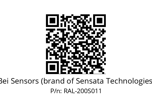  9416/076-8230/050-00-200 Bei Sensors (brand of Sensata Technologies) RAL-200S011