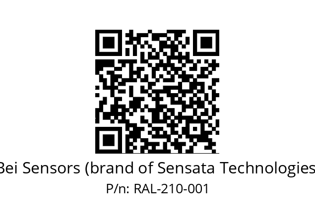  9416/076-8230/124-G6-210 Bei Sensors (brand of Sensata Technologies) RAL-210-001