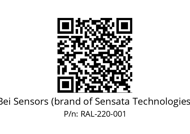  9416/006P-8230/004-CP-220 Bei Sensors (brand of Sensata Technologies) RAL-220-001