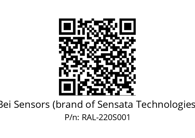  9416/076-8230/020-0L-220 Bei Sensors (brand of Sensata Technologies) RAL-220S001