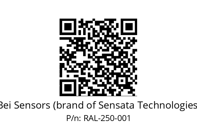  9416/076-8230/020-G6-250 Bei Sensors (brand of Sensata Technologies) RAL-250-001