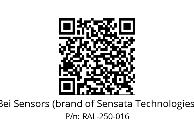  9416/055-8230/165-T6-250 Bei Sensors (brand of Sensata Technologies) RAL-250-016