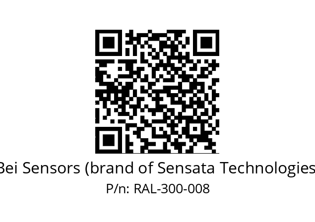  9416/076-8230/165-S6-300 Bei Sensors (brand of Sensata Technologies) RAL-300-008