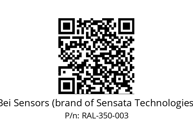  9416/076-8230/165-S6-350 Bei Sensors (brand of Sensata Technologies) RAL-350-003