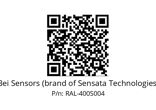  9416/076-8230/020-0L-400 Bei Sensors (brand of Sensata Technologies) RAL-400S004