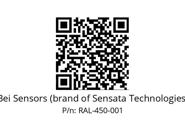  9416/076-8230/020-G6-450 Bei Sensors (brand of Sensata Technologies) RAL-450-001