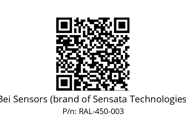  9416/076-8230/070-S6-450 Bei Sensors (brand of Sensata Technologies) RAL-450-003