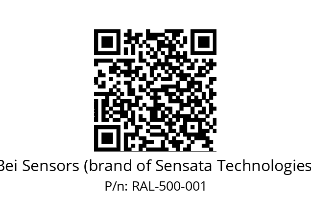  9416/076-8230/020-G6-500 Bei Sensors (brand of Sensata Technologies) RAL-500-001