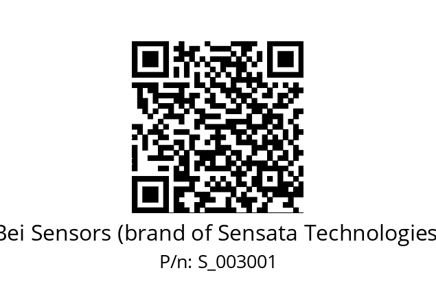   Bei Sensors (brand of Sensata Technologies) S_003001