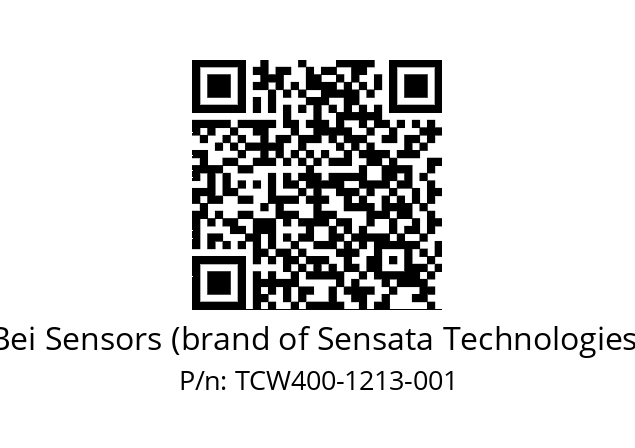  TCW4_00//PSSG//12B13D5//S5D005// Bei Sensors (brand of Sensata Technologies) TCW400-1213-001