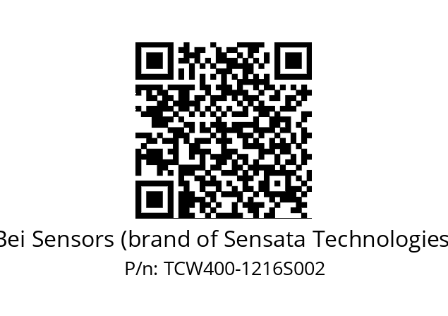   Bei Sensors (brand of Sensata Technologies) TCW400-1216S002