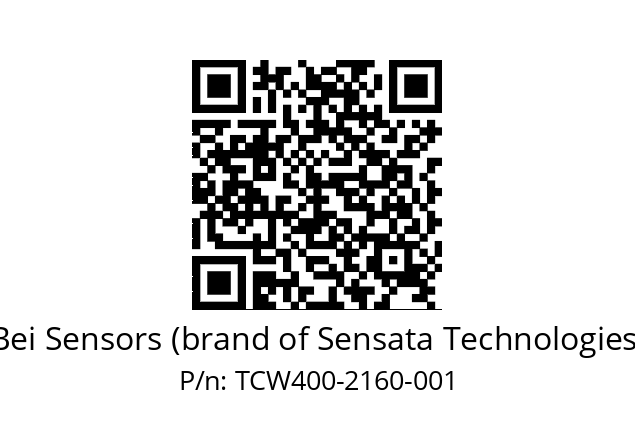  TCW4_00//3L33//02160//L5D020// Bei Sensors (brand of Sensata Technologies) TCW400-2160-001