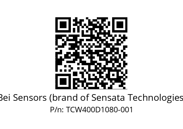  TCW4_00//3L33//10800//L5D020// Bei Sensors (brand of Sensata Technologies) TCW400D1080-001