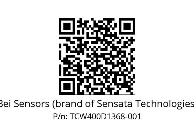  TCW4_00//3L33//13680//L5D020// Bei Sensors (brand of Sensata Technologies) TCW400D1368-001