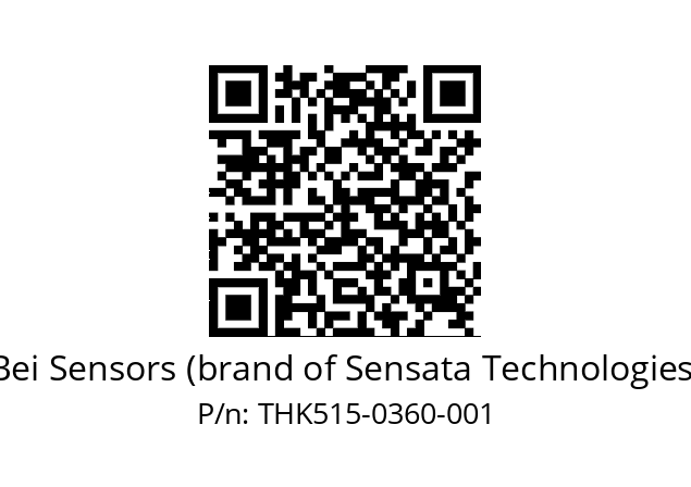  THK5_15//3L33//00360//L6R// Bei Sensors (brand of Sensata Technologies) THK515-0360-001