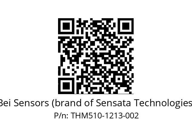  THM5_10//PSSG//12B13D5//S6R// Bei Sensors (brand of Sensata Technologies) THM510-1213-002