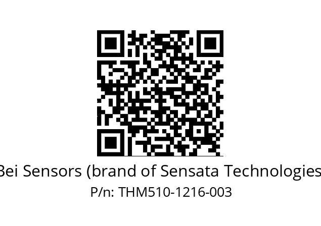  THM5_10//PBBB//12B16//BCR// Bei Sensors (brand of Sensata Technologies) THM510-1216-003