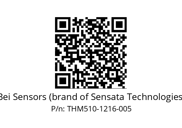  THM5_10//ZIOB//12B16//BFA// Bei Sensors (brand of Sensata Technologies) THM510-1216-005