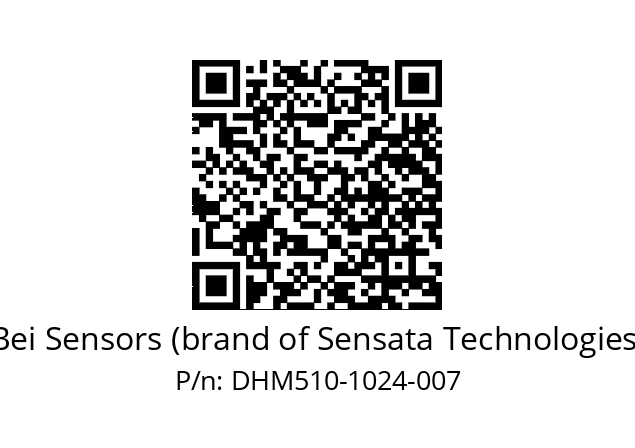  DHM5_10//RG59//01024//G3R020// Bei Sensors (brand of Sensata Technologies) DHM510-1024-007