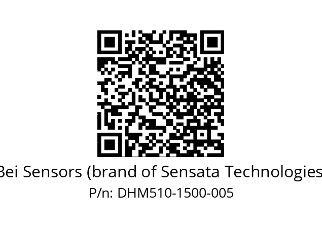  DHM5_10//RG59//01500//G3R100// Bei Sensors (brand of Sensata Technologies) DHM510-1500-005