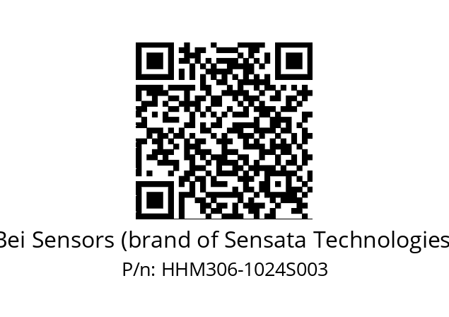  HHM3S06/0P/PG52//01024//00D030//----BK Bei Sensors (brand of Sensata Technologies) HHM306-1024S003