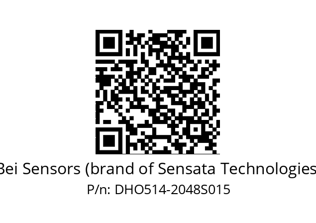  DHO5S14/OM/RG29//02048//G6R//--DK-- Bei Sensors (brand of Sensata Technologies) DHO514-2048S015