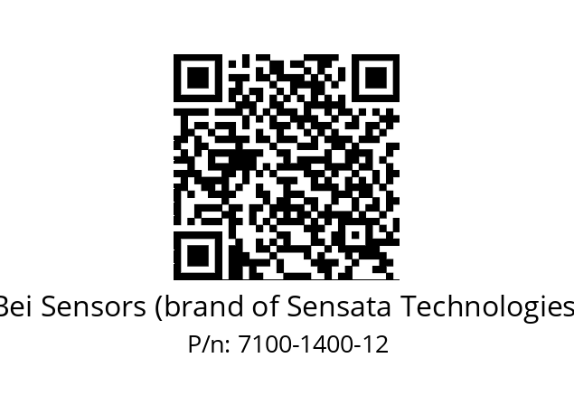   Bei Sensors (brand of Sensata Technologies) 7100-1400-12