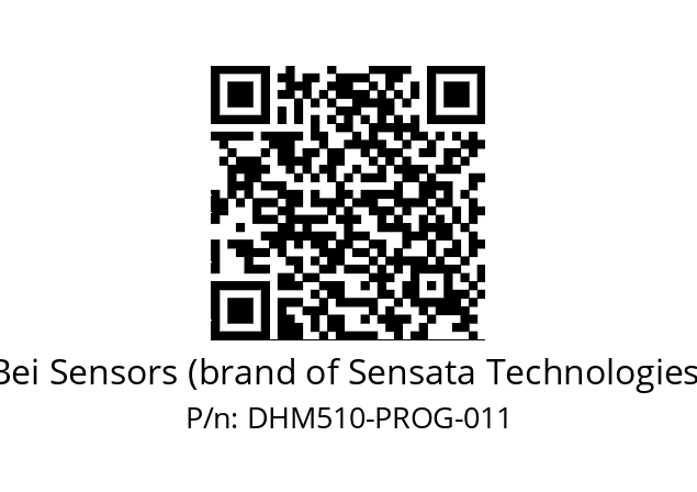  DHM5_10//RGZ9//EPROG//I6R// Bei Sensors (brand of Sensata Technologies) DHM510-PROG-011