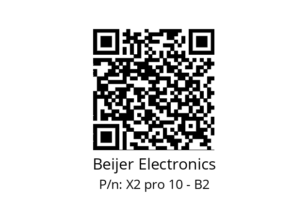   Beijer Electronics X2 pro 10 - B2