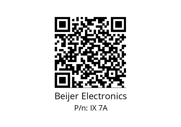   Beijer Electronics IX 7A