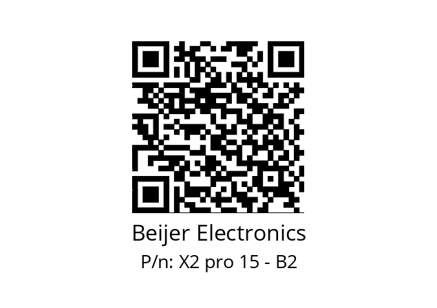   Beijer Electronics X2 pro 15 - B2