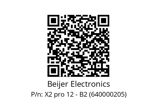   Beijer Electronics X2 pro 12 - B2 (640000205)