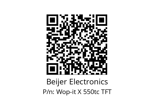   Beijer Electronics Wop-it X 550tc TFT