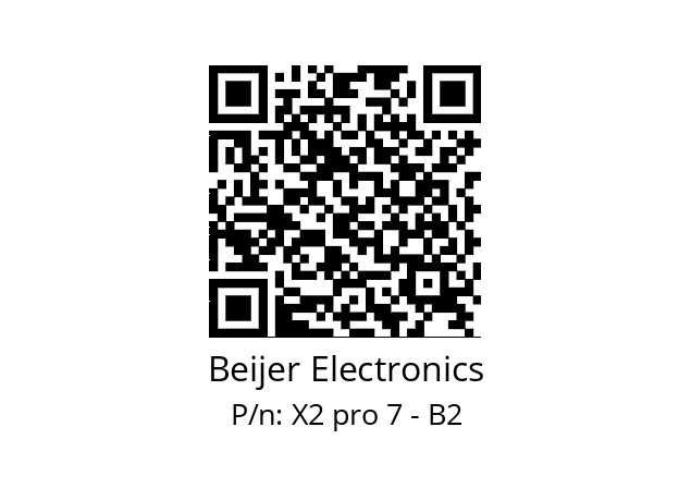   Beijer Electronics X2 pro 7 - B2