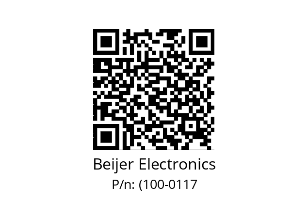   Beijer Electronics (100-0117