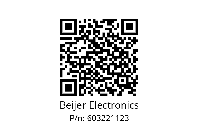   Beijer Electronics 603221123