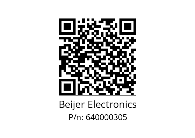   Beijer Electronics 640000305