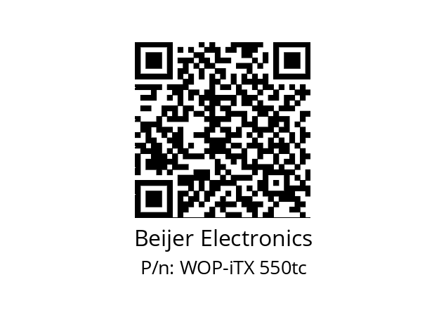   Beijer Electronics WOP-iTX 550tc