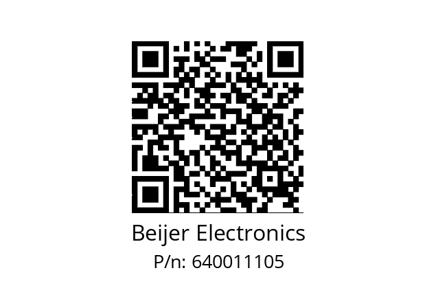   Beijer Electronics 640011105